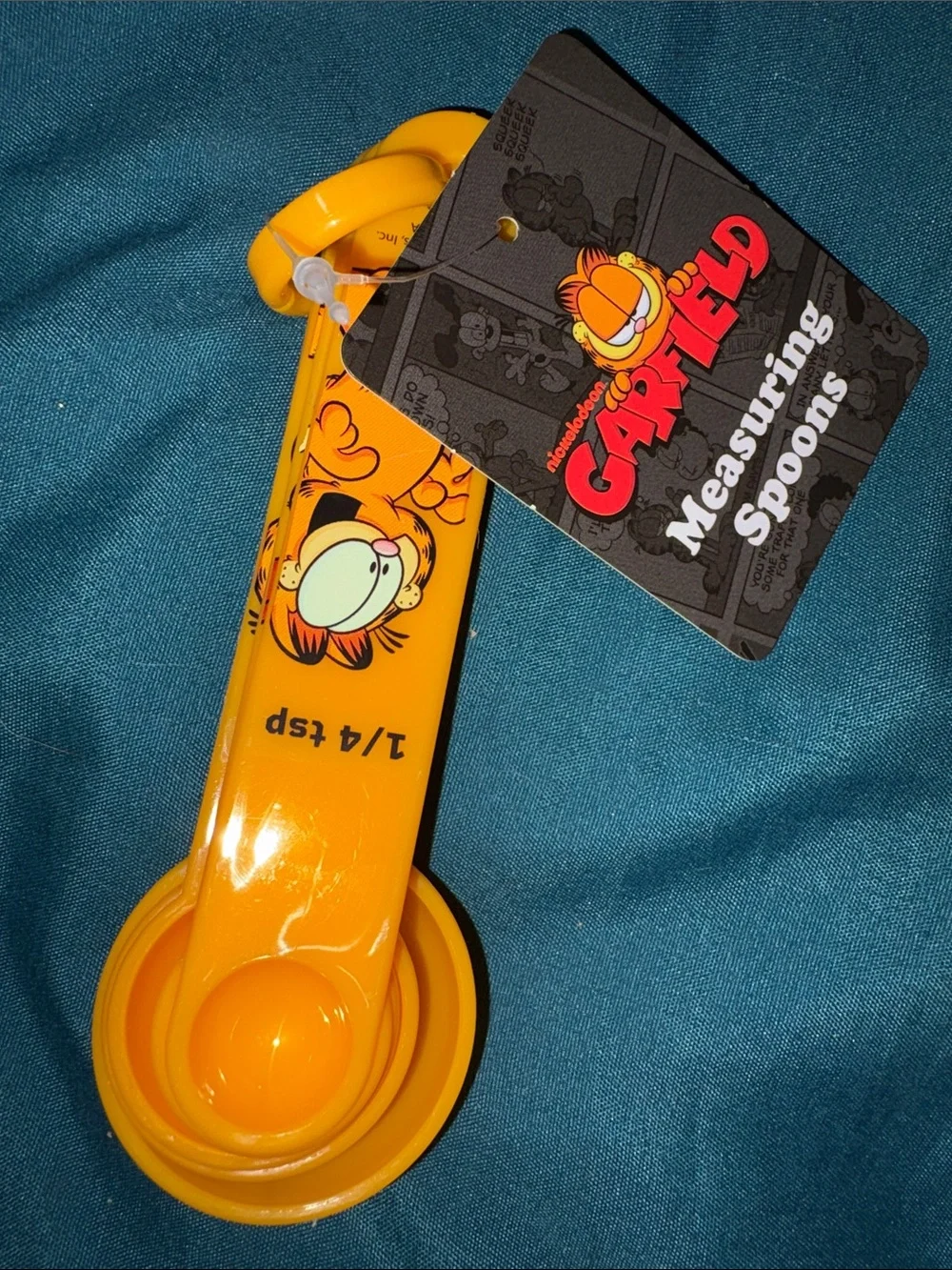 Yellow Measuring Spoon Set - 5 Piece Kitchen Utensils